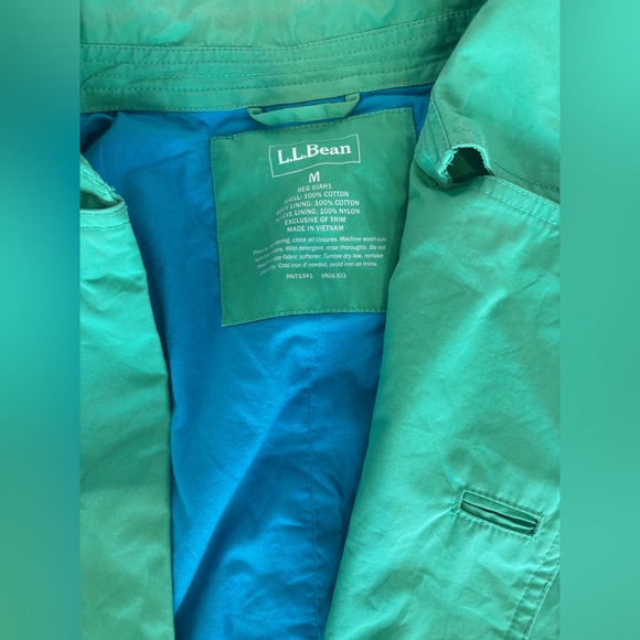 L.L. Bean Women’s Double Breasted Cotton Jacket - Picture 2 of 4